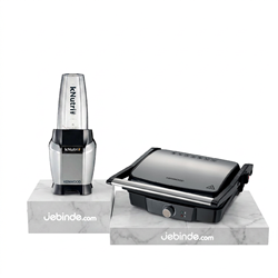 Kenwood Kahvaltı İkilisi - 2 (Smoothie Blender BSP70.180SI + Tost Makinesi HGM30.000SI)